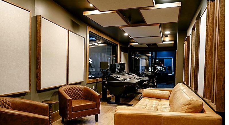 Lounge seating outside control room